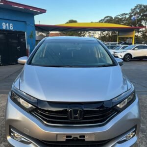 "2019 Honda Shuttle Hybrid, silver exterior, advanced hybrid technology, spacious interior, Honda Sensing safety features, touchscreen infotainment, reverse camera, available at Umer Motors Villawood