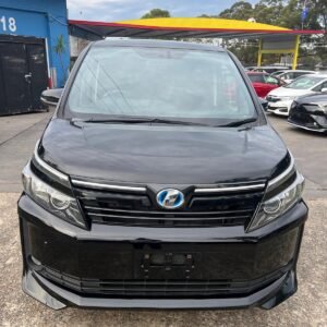 2014 Toyota Voxy Hybrid, 7-seater MPV, low mileage, fuel-efficient hybrid, cruise control, lane assist, rear view camera, Android Auto, Apple CarPlay, spacious interior, available at Umer Motors Villawood